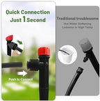 Drip Irrigation Kit for Garden, Quick-Connect Plant Watering System 250FT - Image 2