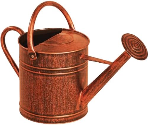 Panacea 84872 2 Gallon Brushed Bronze Watering Can, Brown by Panacea