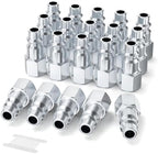 GASHER 20PCS 3/8" FNPTx3/8" Flow Industrial Air Tool Fitting by GASHER