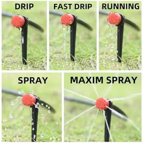 Garden Supplies 5-40M Drip Irrigation System Plant Watering Set Watering Kits Adjustable Drippers for Irrigation Micro Garden Watering System Irrigation Supplies(10 Meters) - Image 5