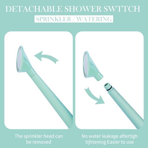 2 Gallon Watering Can for Indoor Plants, Garden Watering Cans for Outdoor Plant House Flower, Modern Plant Watering Can Large Long Spout with Sprinkler Head - Image 4