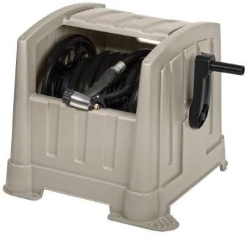 Garden Hose Reel Cart Suncast CPLPPJ100DT Hideaway with 100-Foot Hose Capacity, Heavy Duty Resin Portable. Perfect for Patio & Poolside Cleaning, Garden, Yard, Backyard, Lawn Car Wash. - Image 2