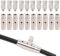 10 Pack High Pressure Brass Misting Nozzles With 1/4" Interface Quick Connector, Anti Drip Fogging Spray Head, Cleanable Water Mist Sprayers 10/24 UNC Mist Nozzle Dust Control(Size:Orifice 0.7mm ,) by Unknown