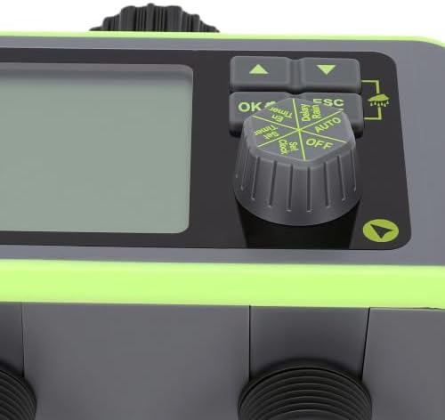 ASHATA 2 Zone Sprinkler Timer with Rain Sensor, Water Timer for Garden - Image 7