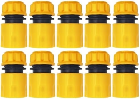 10PCS Hose Garden Tap Water Hose Pipe 1/2 inch 16mm Connector Quick Adapter Fitting Repair Watering Greenhouse(A-10PCS) by Unknown
