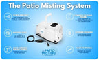 Patio Misters Pro - Ultra Fine Water Mister - Cooling Mist System for Midsize to Large Patio - High Pressure Misting Pump - Kit with Quiet Pump (1000 PSI) - DIY Installation - Image 4