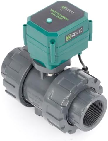 U.S. Solid 1-1/4" Smart WiFi UPVC Motorized Ball Valve, Automatic Water Shutoff, App Remote Control with Real-Time Status Feedback, IP65 Water-Resistant, 5V DC USB Powered - Image 3