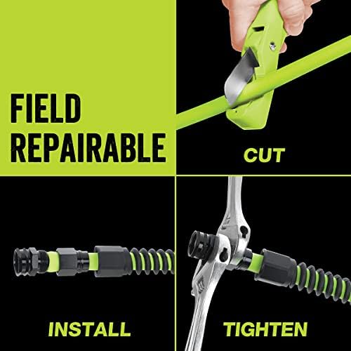 Flexzilla Pro Water Hose with Reusable Fittings, 5/8 in. x 75 ft., Heavy Duty, Lightweight, Drinking Water Safe, ZillaGreen - HFZWP575-E - Image 4