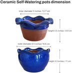 Ceramic Self-Watering African Violet Pots for Indoor Plants - Image 6