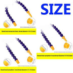 1/4, 3/8, 1/2 pt threaded round/flat nozzle adjustable plastic cooling tubeBidirection Tube Valve, cnc cooling system coolant mister Mist Coolant Lubrication Spray System （10 pieces） - Image 2