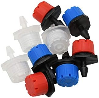 Hose Fittings Adjustable Garden Watering Sprinkler Dripper Micro Drip Irrigation Watering Anti-Clogging Drip Irrigation Gardening Supplies 500pcs (Color : Blue) - Image 2
