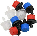 Hose Fittings Adjustable Garden Watering Sprinkler Dripper Micro Drip Irrigation Watering Anti-Clogging Drip Irrigation Gardening Supplies 500pcs (Color : White) - Image 2