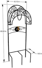 Liberty Garden 640 Carrington Decorative Metal Hose Stand w/Bib, Black - Image 6