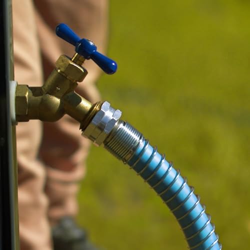 Aqua Joe 50 Ft Hybrid Polymer FLEX Garden Hose, Drinking Water Safe, Kink Resistant Flexible Hose with Aluminum Fittings, 5/8" Diameter, AJPGH50-DWS - Image 6