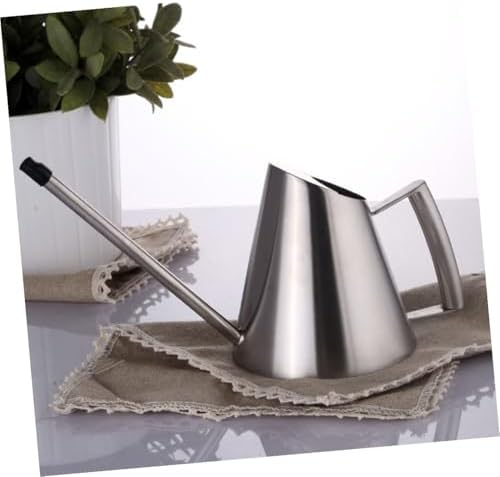Stainless Steel Watering Can Silver Garden 1500ml Long Spout - Image 4