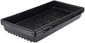 9GreenBox 5 Pack of Durable Black Plastic Growing Trays (with Holes) 21" x 11" x 2" - Planting Seedlings, Flowers, Wheatgrass by 9GreenBox.com