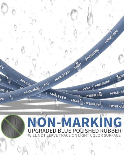 Pressure Washer Hose 150FT 3/8" Steel Wire Braided Swivel Quick Connector - Image 5