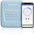 6 Zone Smart Sprinkler Controller with Local Weather Intelligence and Atmosphere Lights, Automated Watering and App Control WiFi Irrigation System, Save Water Through Rain Skip by Pihode