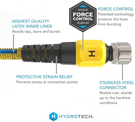 HydroTech Pro Series 100 ft Max Flow Garden Hose, 3/4 in Diameter - Image 4