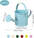 6PCS Kids Metal Watering Can Indoor Plants Small Watering Can for Indoor Plants Mini Gardening Tool Tiny Kettle for Gardening - Image 2