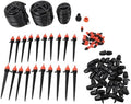 Quick Connector Drip Irrigation Kits, Automatic Watering System with Quick Connectors, Adjustable Drip Emitters Garden Kit, Ideal for Garden, Plant, Lawn, Greenhouse & Patio by Unknown