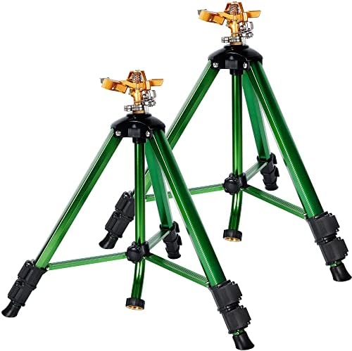 Biswing 2 Pack Impact Sprinkler & 2 Pack Garden Hose Splitter 2 Way - Image 6