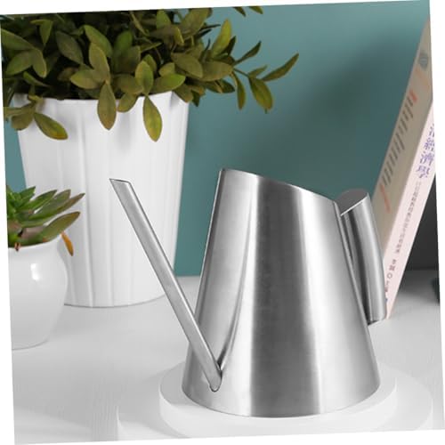 Stainless Steel Watering Can Silver Garden 1500ml Long Spout - Image 6