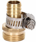 5/8" Male Brass Garden Hose Barbed Mender with Clamp (9) by Unknown