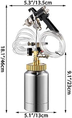 High Pressure Paint Pot 2L Paint Tank Sprayer 1.8mm Nozzle W Spray Gun & Hose for Commercial Industrial Finishing Coating Durability, Efficience - Image 6