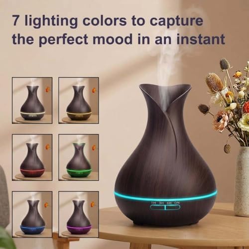 Smart WiFi Wireless Essential Oil Aromatherapy Diffuser, Compatible with Alexa & Google Home, Phone App & Voice Control, Large Ultrasonic Diffuser, LED & Timer Settings - Image 6
