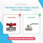 Smart Valve Controller ELROTONEG, Wi-Fi Electric Water Shutoff Controller, Tuya & Smart Life App Control, Compatible with Alexa, No Hub Required - Image 3