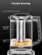GoveeLife Smart Electric Kettle, Tea Infuser for Loose Leaf, 1.7L Silver - Image 5