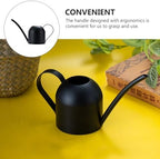 500ml Black Stainless Steel Watering Pot with Long Spout for Indoor and Outdoor Plants Garden Tool Vintage Metal Sprinkling Kettle - Image 7