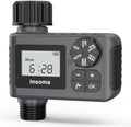 Sprinkler Timer, Digital Irrigation Controller System with Rain Delay/Manual Mode/Automatic, Programmable Hose Timers for Outdoor Garden Yard Lawn by Insoma