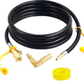Upgraded 12FT RV Quick Connect Propane Hose for RV to Grill by Iococee