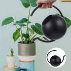 Stainless Steel Watering Can with Thin Spout, 1l Black - Image 3