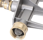 Garden Sprinkler, 360 Degree Rotating 49FT Spray Distance Brass Nozzle NH 3/4 in Spike Base Sprinkler for Yard Orchard - Image 3