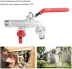 Brass Rain Barrel Spigot 90 Degree Valve Water Tap 1/2" Brass Faucet Home Outdoor Garden Tool - Image 5