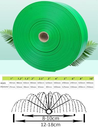 Flat Sprinkler Irrigation Hose for Efficient Watering, Anti-Explosion Tubing, Drip Irrigation Tape for Vegetable Gardens, Agricultural Watering Solution - Image 4