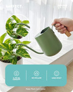Baffect Watering Can Indoor Plants with Long Spout, 1L / 35oz (Sage Green) - Image 2