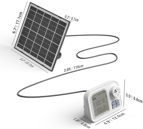 Raddy WS-74 Solar Drip Irrigation Kit, Smart App Control System - Image 3