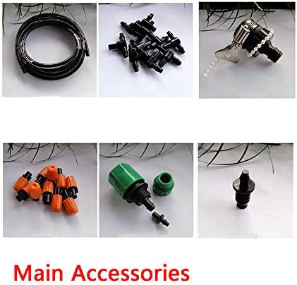 SagaSave Drip Irrigation kit Plant Watering System Gravity Fed Irrigation Water Drip Setfor Garden Greenhouse Yard Lawn Home or Vacation Use 15M 8/11" Tube 20 Nozzles - Image 2