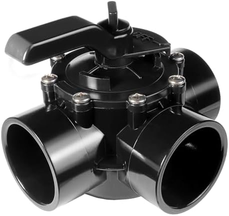 4717 3 Way Pool Valve, 3-Port Positive Seal NeverLube Valve Replacement for Jandy 4717 3-Port 2 to 2-1/2-inch CPVC Pool Diverter Valves for Swimming Pool & Spa Systems Hot Tubs and Spas and Non Lube by Unknown
