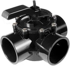 4717 3 Way Pool Valve, 3-Port Positive Seal NeverLube Valve Replacement for Jandy 4717 3-Port 2 to 2-1/2-inch CPVC Pool Diverter Valves for Swimming Pool & Spa Systems Hot Tubs and Spas and Non Lube by Unknown