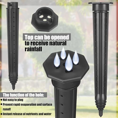 Briwooody 8 Pack 14 Inch Garden Plant Watering Stake Large UV-Protected - Image 5