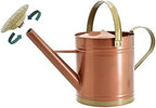 Classic Shiny Galvanized Metal Watering Can, Easy-Pour, Indoor and Outdoor, 1.3 gal, Shiny Galvanized Metal - Image 4