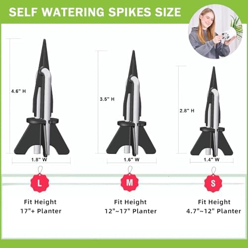 GreenShip 20 Pack Self Watering Spikes for Indoor Outdoor Plants(S*8+M*8+L*4) - Image 7