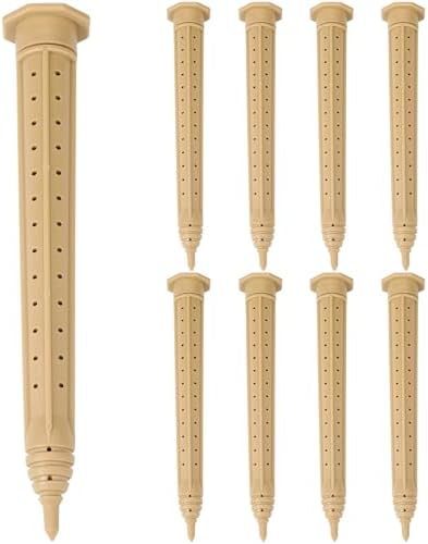 Briwooody 9 Pack 14 Inch Deep Watering Stakes, ABS Root Irrigation Spike by Briwooody