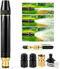 High Pressure Hose Nozzle Metal Fits US Garden Hoses with 3 Spray Modes by Mittenhugs