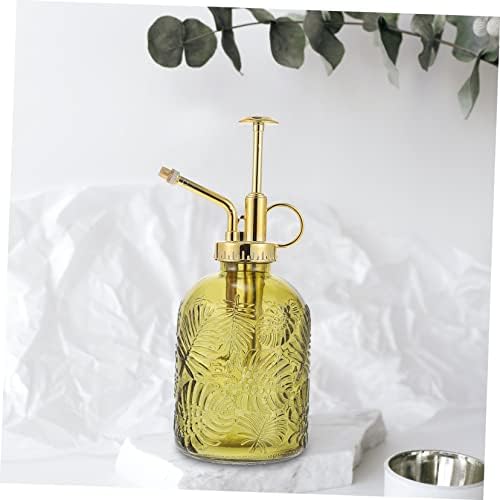 350ml Glass Spray Bottle for Plants Indoor Gardening Watering Can Turtle Back Leaf Pattern Efficient Pump Sprayer for Misting and Hydrating - Image 4